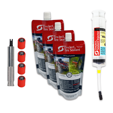 Lawn Mower Tire Sealant - Tire Protection Kit