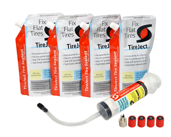 TireJect ATV Tire Sealant - Tire Protection Kit - 40 oz